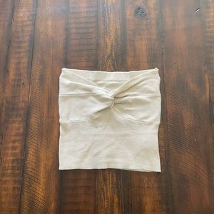 Twist Knit Tube Top